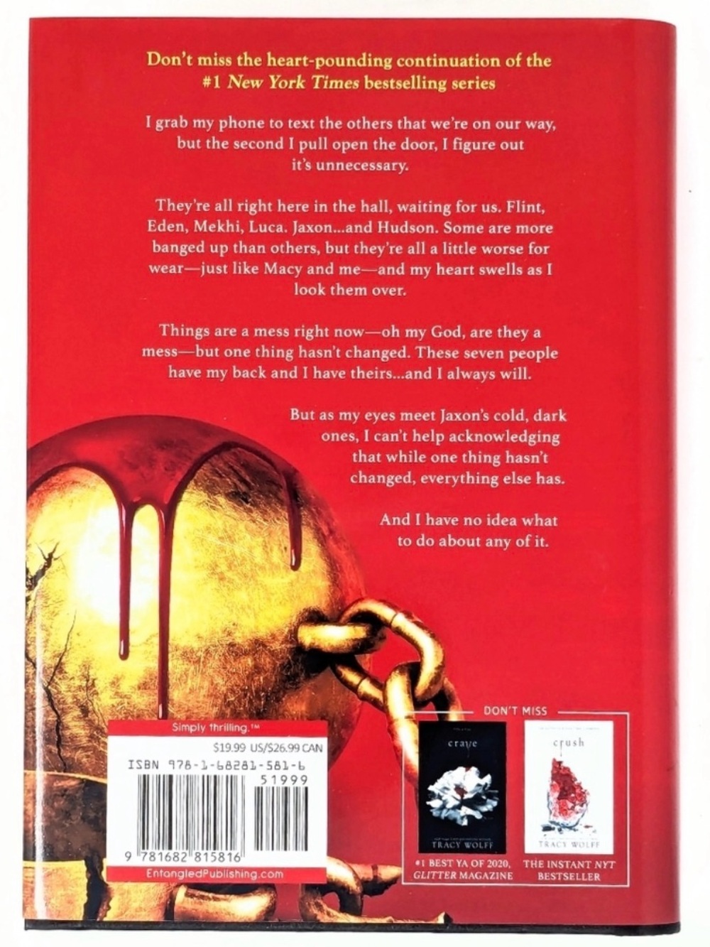 CRAVE Tracy Wolff Hardcover Book Set Crave, Crush, Covet, Court, Charm, Cherish - Picture 7 of 13